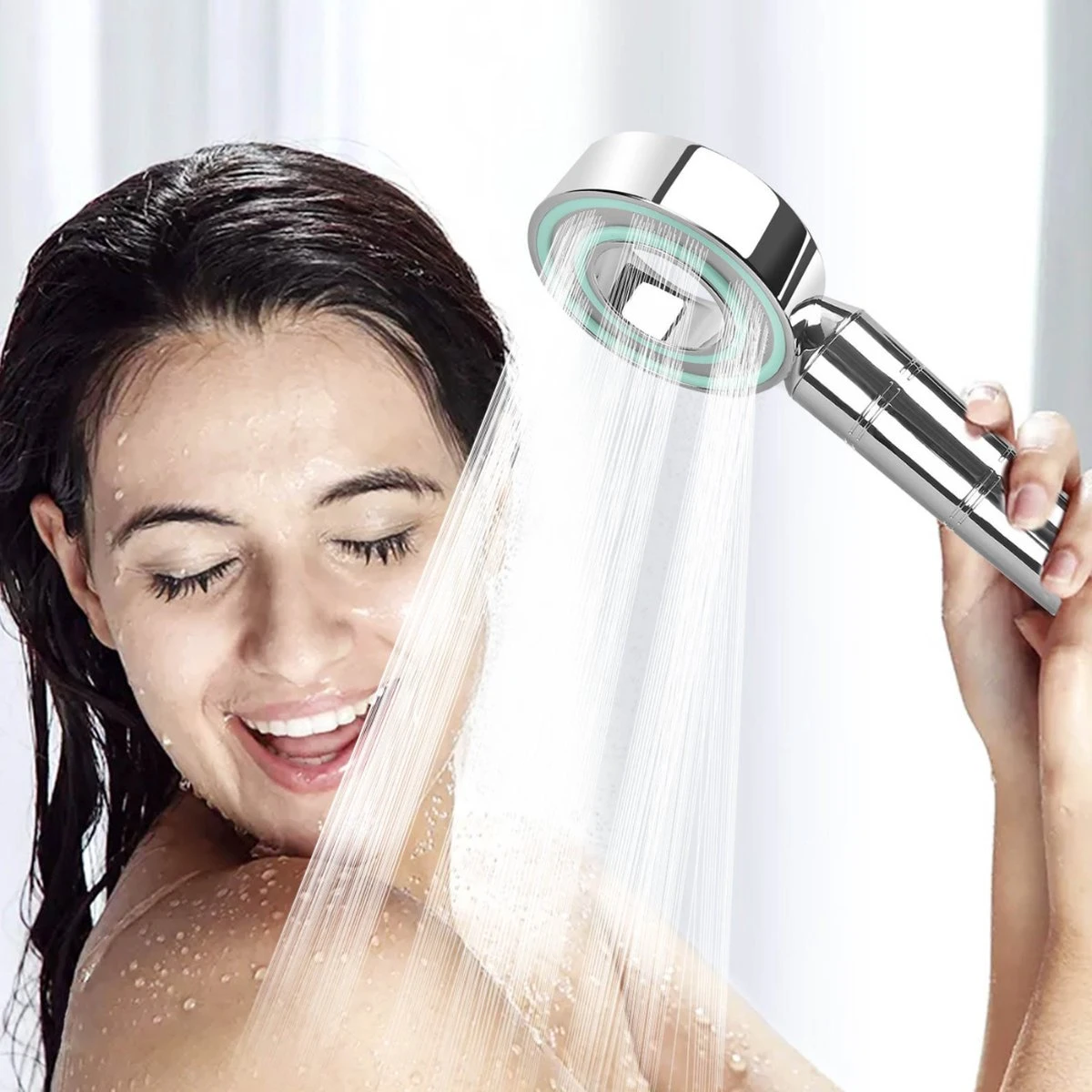 Merkloos Waterbesparende Douchekop - Handdouche Met Hoge Druk En Filter - Regendouche 6 Merkloos Waterbesparende Douchekop - Handdouche Met Hoge Druk En Filter - Regendouche - Afbeelding 6