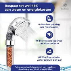 Waterbesparende Douchekop Ionische Douchekop Incl. Doucheslang - Douchefilter - Waterfilter - Handdouche - Met Mineraalstenen - Douchekop Met Slang – Transparant – Incl. Doucheslang 13 Waterbesparende Douchekop Ionische Douchekop Incl. Doucheslang - Douchefilter - Waterfilter - Handdouche - Met Mineraalstenen - Douchekop Met Slang – Transparant – Incl. Doucheslang -Merkloos Verkoop 1200x1200 2218