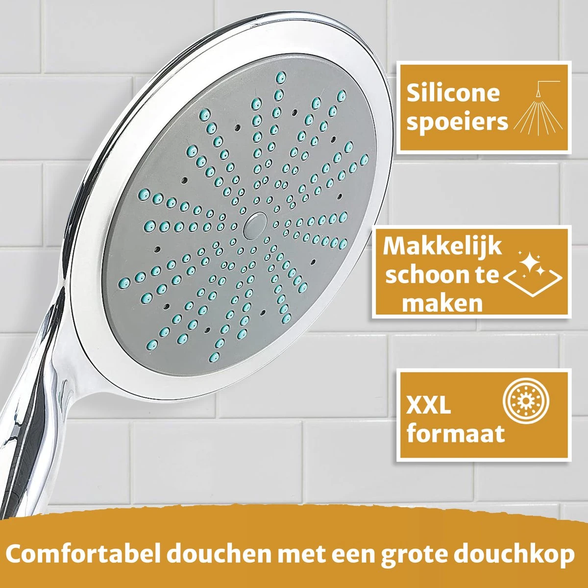 Grote Douchekop - 18cm - Levay ® 7 Grote Douchekop - 18cm - Levay ® - Afbeelding 7