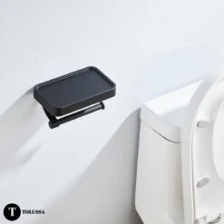 Tolussa Premium WC Rolhouder Zwart Met Plankje - Toiletrolhouder Zwart Met Plankje - Met En Zonder Boren 14 Tolussa Premium WC Rolhouder Zwart Met Plankje - Toiletrolhouder Zwart Met Plankje - Met En Zonder Boren -Merkloos Verkoop 1200x1200 229