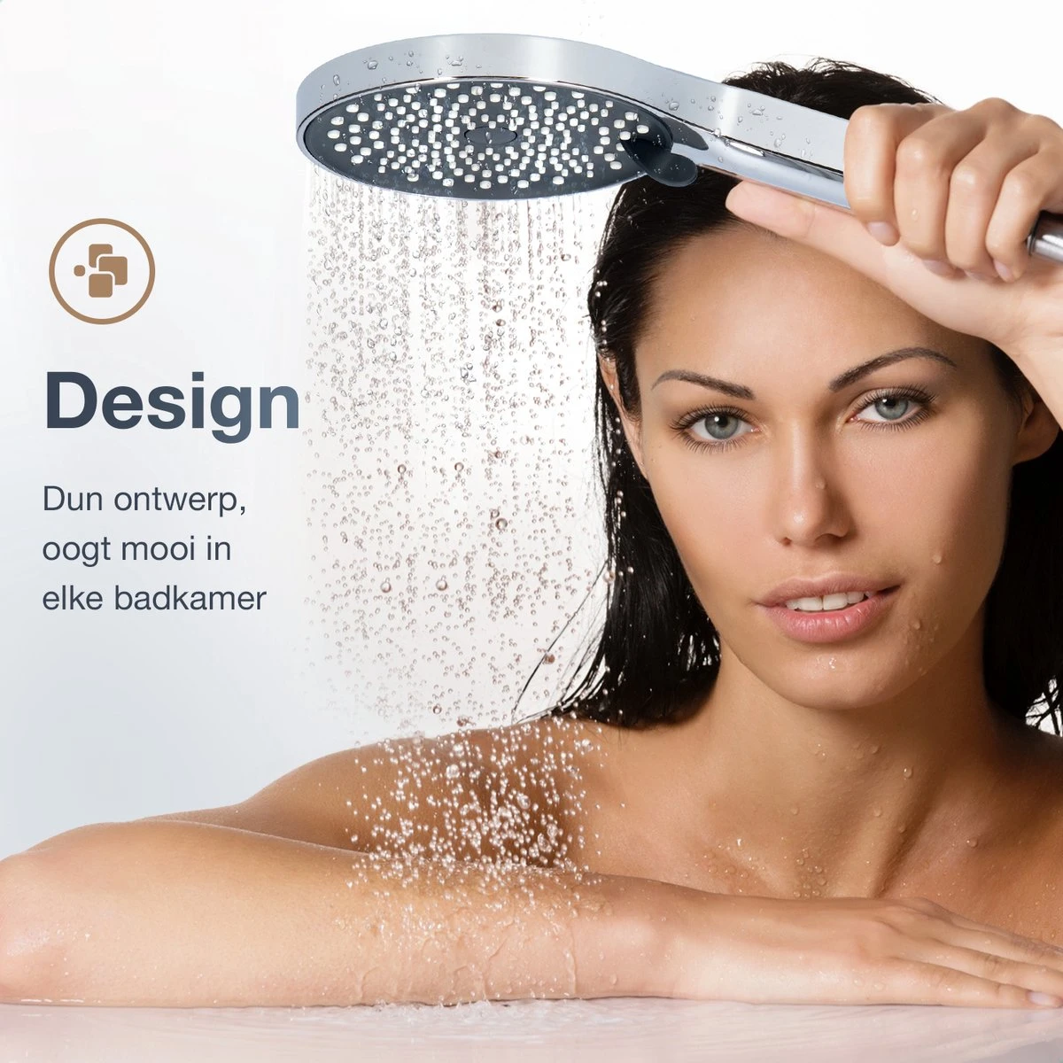 MaatWorkz - Waterbesparende Douchekop + Douchetimer - Handdouche - Hoge Druk - Luxe Design - Regendouche - ø 13 CM - 3 Standen - Chrome 8 MaatWorkz - Waterbesparende Douchekop + Douchetimer - Handdouche - Hoge Druk - Luxe Design - Regendouche - ø 13 CM - 3 Standen - Chrome - Afbeelding 8