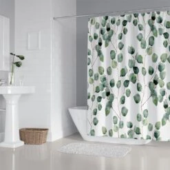 Douchegordijn - Badkamer Accessoires - Eucalyptus - 180x200 Cm -Merkloos Verkoop 1200x1200 2323
