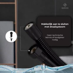 Doucheslang 150 Cm Chroom Zwart – Metaal – Anti-knik – Draaiaansluiting 7 Doucheslang 150 Cm Chroom Zwart – Metaal – Anti-knik – Draaiaansluiting -Merkloos Verkoop 1200x1200 2413