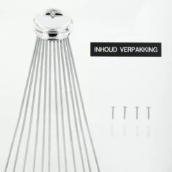 Sealskin Umbrella Douchegordijnstangset - Chroom 17 Sealskin Umbrella Douchegordijnstangset - Chroom -Merkloos Verkoop 1200x1200 2447