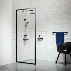 Tiger Tyne Doucheset - Regendouche Ø 22,5 Cm - Handdouche Ø 12 Cm - 3 Standen - Mat Zwart -Merkloos Verkoop 1200x1200 2474