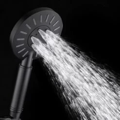 Tiger Tyne Doucheset - Regendouche Ø 22,5 Cm - Handdouche Ø 12 Cm - 3 Standen - Mat Zwart -Merkloos Verkoop 1200x1200 2488