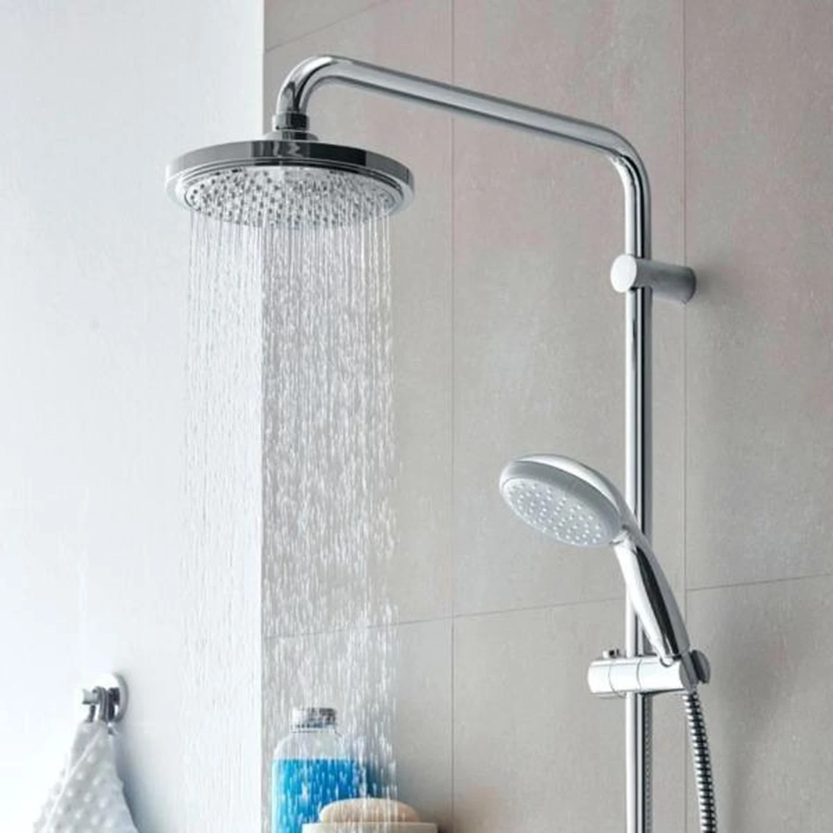 GROHE New Tempesta Cosmopolitan 210 Regendouche - ø 21 Cm - Zonder Thermostaat - Chroom 12 GROHE New Tempesta Cosmopolitan 210 Regendouche - ø 21 Cm - Zonder Thermostaat - Chroom - Afbeelding 12