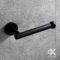 DesignX Toiletrolhouder Zwart - WC Rolhouder - Matte - Papier - Houder - Incl. Schroeven 22 DesignX Toiletrolhouder Zwart - WC Rolhouder - Matte - Papier - Houder - Incl. Schroeven -Merkloos Verkoop 1200x1200 250