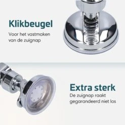 Moodcare® Verplaatsbare Douchekophouder Zelfklevend - Chroom – Douchekop Houder Zonder Boren – Wandhouder Douchekop Zuignap 10 Moodcare® Verplaatsbare Douchekophouder Zelfklevend - Chroom – Douchekop Houder Zonder Boren – Wandhouder Douchekop Zuignap -Merkloos Verkoop 1200x1200 2506