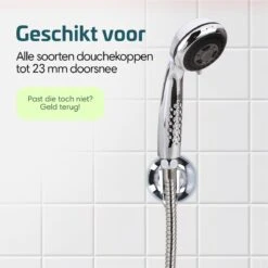 Moodcare® Verplaatsbare Douchekophouder Zelfklevend - Chroom – Douchekop Houder Zonder Boren – Wandhouder Douchekop Zuignap 12 Moodcare® Verplaatsbare Douchekophouder Zelfklevend - Chroom – Douchekop Houder Zonder Boren – Wandhouder Douchekop Zuignap -Merkloos Verkoop 1200x1200 2508