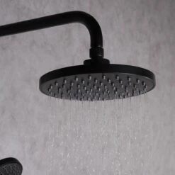 SAAR Opbouw Douche Set - Rond - Thermostaatkraan - Glijstang - Regendouche - Handdouche - Mat Zwart 10 SAAR Opbouw Douche Set - Rond - Thermostaatkraan - Glijstang - Regendouche - Handdouche - Mat Zwart -Merkloos Verkoop 1200x1200 2564