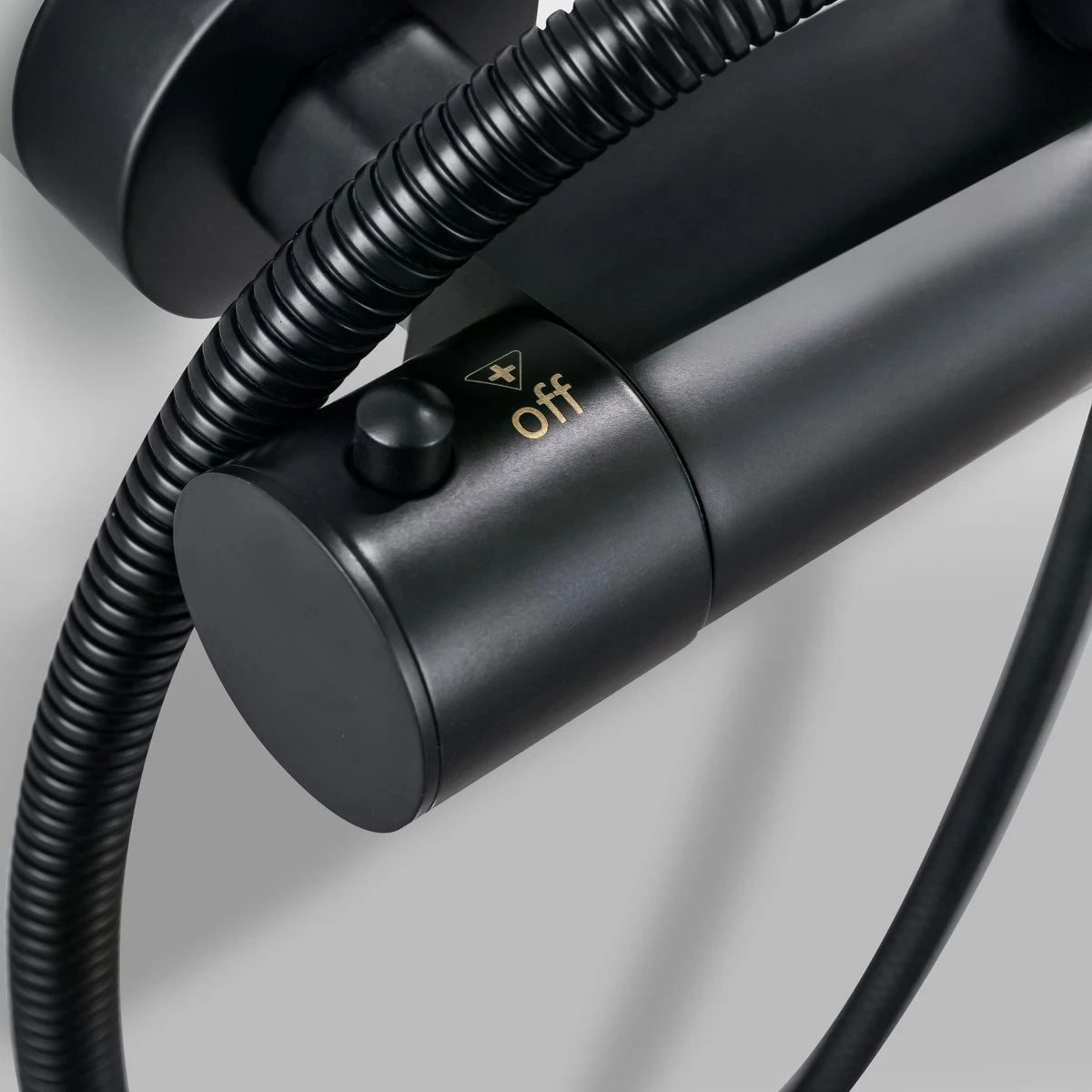 LOMAZOO Regendouche Zwart - Zwarte Doucheset Met Thermostaatkraan - Pandora 5 LOMAZOO Regendouche Zwart - Zwarte Doucheset Met Thermostaatkraan - Pandora - Afbeelding 5