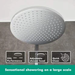 Hansgrohe Crometta S 240 Showerpipe - 1jet - Incl. Thermostaat - Chroom -Merkloos Verkoop 1200x1200 2604