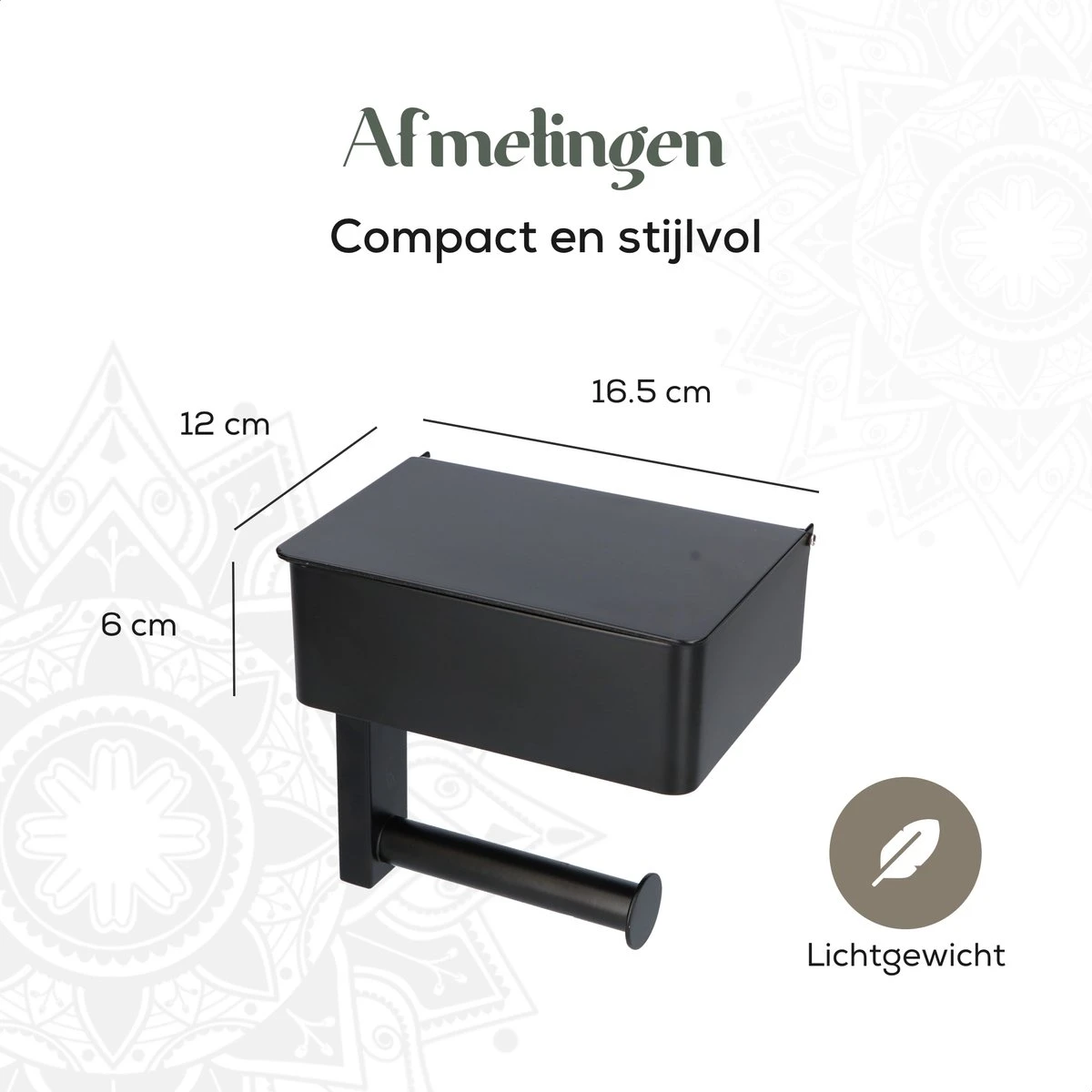 Gatot Goodies RVS Toiletrolhouder Met Plankje - WC Rolhouder Zwart Zonder Boren –Toiletpapierhouder Zelfklevend – Met Lade 2 Gatot Goodies RVS Toiletrolhouder Met Plankje - WC Rolhouder Zwart Zonder Boren –Toiletpapierhouder Zelfklevend – Met Lade - Afbeelding 2