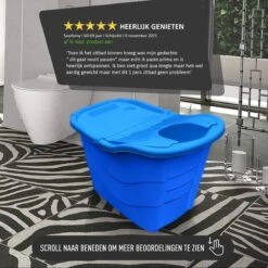 Goodlife Zitbad Voor Volwassenen XL – Bath Bucket – 330L 1M Lang – Mobiele Badkuip – Zitbad Voor In De Douche - Zitbad - Mobiele Badkuip - Zitbad Kinderen - Zitbad Voor Volwassenen - Blauw 8 Goodlife Zitbad Voor Volwassenen XL – Bath Bucket – 330L 1M Lang – Mobiele Badkuip – Zitbad Voor In De Douche - Zitbad - Mobiele Badkuip - Zitbad Kinderen - Zitbad Voor Volwassenen - Blauw -Merkloos Verkoop 1200x1200 2677