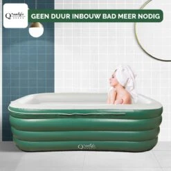 Q’ualife® Opblaasbaar Bad – Ligbad – Zitbad – Opblaasbaar Ligbad – Bad – Badkuip Volwassenen -Merkloos Verkoop 1200x1200 2717