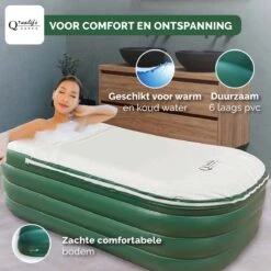 Q’ualife® Opblaasbaar Bad – Ligbad – Zitbad – Opblaasbaar Ligbad – Bad – Badkuip Volwassenen -Merkloos Verkoop 1200x1200 2719