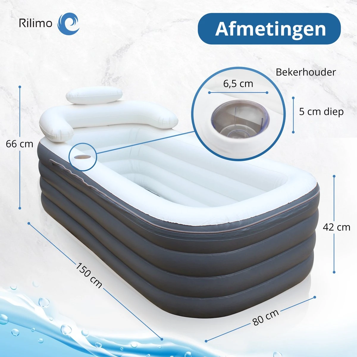 Opblaasbaar Bad Ligbad Zitbad Volwassenen - Ijsbad Badkuip Opblaasbad - Opvouwbaar Bad Opblaas Bad Antraciet 9 Opblaasbaar Bad Ligbad Zitbad Volwassenen - Ijsbad Badkuip Opblaasbad - Opvouwbaar Bad Opblaas Bad Antraciet - Afbeelding 9