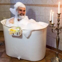 Zitbad Voor Volwassenen - Bath Bucket - Wit - 200L -Merkloos Verkoop 1200x1200 2747