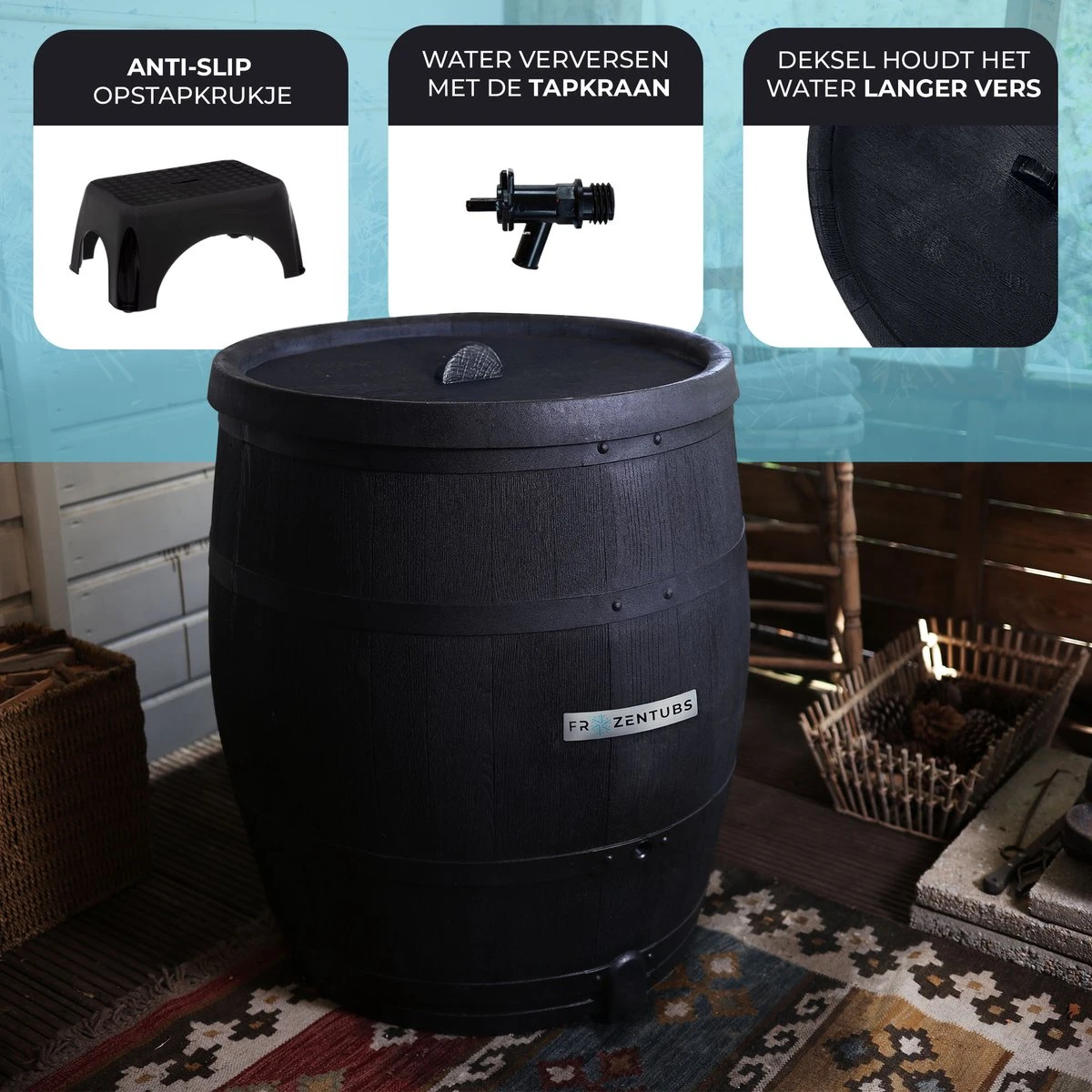 FrozenTubs IJsbad - Zitbad - Ice Bath Bucket - Bathtub - Dompelbad - Wim Hof Methode 5 FrozenTubs IJsbad - Zitbad - Ice Bath Bucket - Bathtub - Dompelbad - Wim Hof Methode - Afbeelding 5