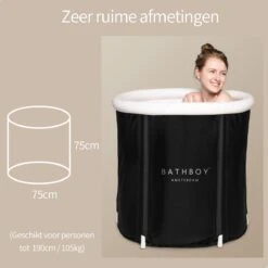 BATHBOY® Amsterdam Zitbad Opvouwbaar - Voor Volwassenen - Opblaasbaar Bad - Bath Bucket -Merkloos Verkoop 1200x1200 2770