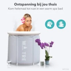 WOTRE Zitbad - Bath Bucket - Ijsbad - Wim Hof Methode - Bad Voor Volwassenen - Mobiele Badkuip - Grijs - 180L -Merkloos Verkoop 1200x1200 2774