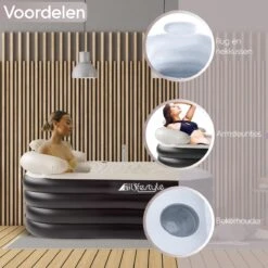 HBKS Lifestyle Bad – Opblaasbaar Ligbad – Bath Bucket – Zitbad Voor Volwassenen - Ijsbad Wim Hof Methode - Badkuip – Ice Bath – Zwart -Merkloos Verkoop 1200x1200 2789