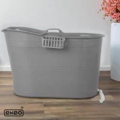 EKEO Zitbad - 210L - Mobiele Badkuip - Bath Bucket - Ijsbad- Tuinbad - Grijs 8 EKEO Zitbad - 210L - Mobiele Badkuip - Bath Bucket - Ijsbad- Tuinbad - Grijs -Merkloos Verkoop 1200x1200 2802