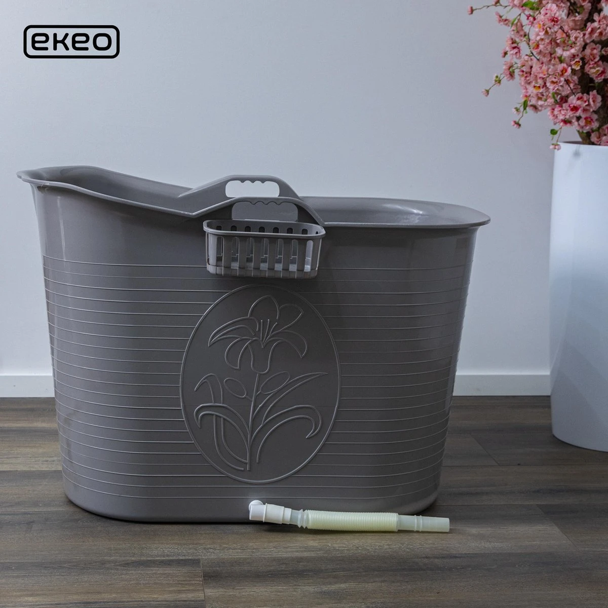 EKEO Zitbad - 200L - Voor Volwassenen - Grijs 2 EKEO Zitbad - 200L - Voor Volwassenen - Grijs - Afbeelding 2