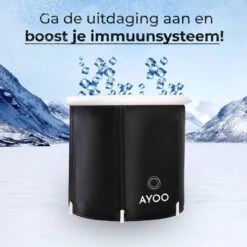 AYOO® Zitbad - Opblaasbaar Bad - Opvouwbaar Bad - IJsbad - Badkuip - Zitbad Voor Volwassenen - Bathtub - Zitbaden - Bath Bucket - Wim Hof Methode - Inclusief Voetpomp - Zwart 17 AYOO® Zitbad - Opblaasbaar Bad - Opvouwbaar Bad - IJsbad - Badkuip - Zitbad Voor Volwassenen - Bathtub - Zitbaden - Bath Bucket - Wim Hof Methode - Inclusief Voetpomp - Zwart -Merkloos Verkoop 1200x1200 2837