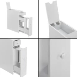 Niskast Badkamerkast Met 2 Lades 58x16x48 Cm Wit -Merkloos Verkoop 1200x1200 2947