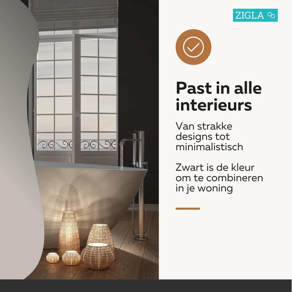 Zigla - WC Rolhouder – Toiletrolhouder – Toiletpapierhouder - WC Rol Houder – RVS – Zwart 8 Zigla - WC Rolhouder – Toiletrolhouder – Toiletpapierhouder - WC Rol Houder – RVS – Zwart - Afbeelding 8