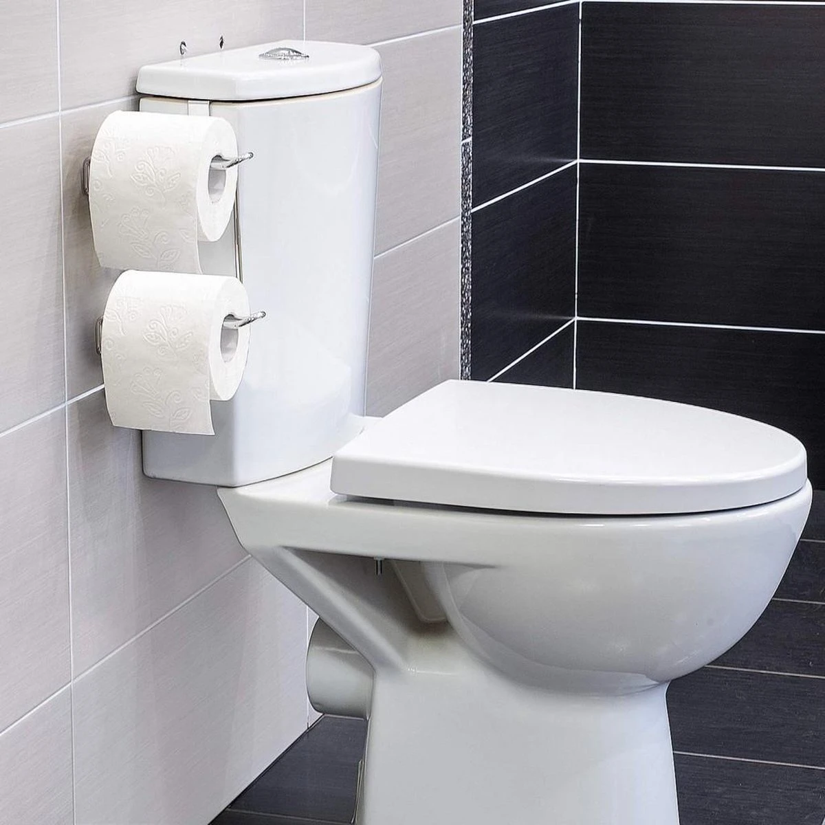 Wonderworker Clever - Hangende RVS Toiletpapier Houder - WC Rolhouder Hangend Verchroomd - Closetrolhouder - Reserverolhouder - WC Rol Houder - Dubbele Closetrolhouder - Zonder Boren & Schroeven - Geschikt Voor Toiletpot/Over De Deur - Verchroomd 5 Wonderworker Clever - Hangende RVS Toiletpapier Houder - WC Rolhouder Hangend Verchroomd - Closetrolhouder - Reserverolhouder - WC Rol Houder - Dubbele Closetrolhouder - Zonder Boren & Schroeven - Geschikt Voor Toiletpot/Over De Deur - Verchroomd - Afbeelding 5