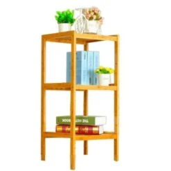 Merkloos Badkamerrek Bamboe - Badkamer Rek Van Hout - Veelzijdige Open Kast - 3 Etages -Merkloos Verkoop 1200x1200 2973