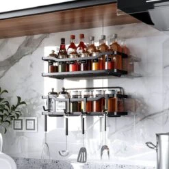 Merkloos RVS Doucherek - Badkamerrekken - Badkamerrek Zonder Boren - Shower Rack - Zelfklevend Doucherek - Doucherek Zonder Boren - Badkamer Accessoires - 2 Stuks -Merkloos Verkoop 1200x1200 2980