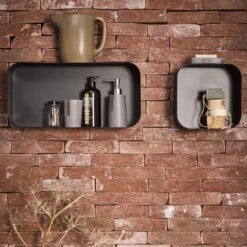 Sealskin Brix - Wandkubus Wandelement Wandrek - 12x24x24 Cm - Metaal - Zwart 13 Sealskin Brix - Wandkubus Wandelement Wandrek - 12x24x24 Cm - Metaal - Zwart -Merkloos Verkoop 1200x1200 3012