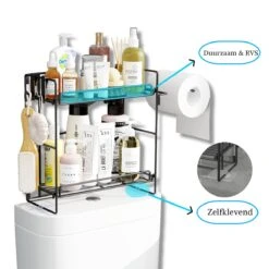 AlShiha®WC Rek - Toiletrolhouder - Badkamer Rek - Zelfklevend (zonder Boren) - Wc Rolhouder - Doucherek Hangend- Badkamerrek - Doucherek - Doucherek Zonder Boren - Toiletrolhouder - Toiletrolhouder Met Plankje 18 AlShiha®WC Rek - Toiletrolhouder - Badkamer Rek - Zelfklevend (zonder Boren) - Wc Rolhouder - Doucherek Hangend- Badkamerrek - Doucherek - Doucherek Zonder Boren - Toiletrolhouder - Toiletrolhouder Met Plankje -Merkloos Verkoop 1200x1200 3032