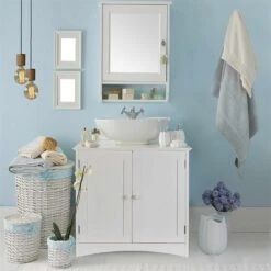 Wastafelkast - Badkamermeubel Met Uitsparing - 60 X 60 X 30 Cm - Wit - Badkamerkast 11 Wastafelkast - Badkamermeubel Met Uitsparing - 60 X 60 X 30 Cm - Wit - Badkamerkast -Merkloos Verkoop 1200x1200 3053