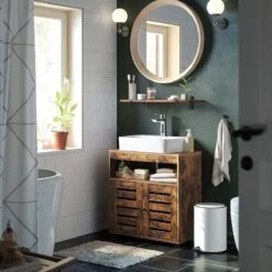 Soof&Tess Badkamerkast - Wastafelmeubel - Wastafel Onderkast - 60 X 30 X 63 - Bruin -Merkloos Verkoop 1200x1200 3056