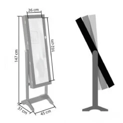 Tectake - Vitrinekast - Wit - MDF 9 Tectake - Vitrinekast - Wit - MDF -Merkloos Verkoop 1200x1200 3067