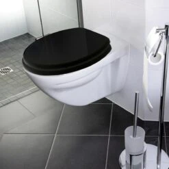 Casaria Wc-bril Met Deksel Sluitingsmechanisme Toiletzitting MDF Zwart 18 Casaria Wc-bril Met Deksel Sluitingsmechanisme Toiletzitting MDF Zwart -Merkloos Verkoop 1200x1200 3252