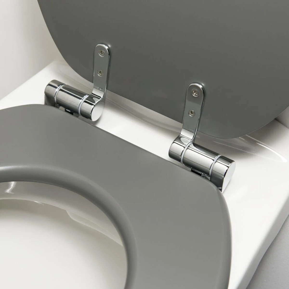 Tiger Baya - Toiletbril - WC Bril - MDF - Grijs 5 Tiger Baya - Toiletbril - WC Bril - MDF - Grijs - Afbeelding 5