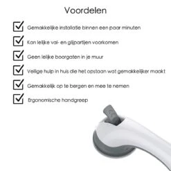 Merkloos Handgreep Met Zuignap Voor Badkamer, Douche En Toilet – Veilige Oplossing Zonder Boorgaten – Veiligheidsgreep – Helping Hand Handvat - 30CM - Handig Hulpmiddel Voor Kinderen En Ouderen -Merkloos Verkoop 1200x1200 3375