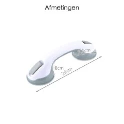 Merkloos Handgreep Met Zuignap Voor Badkamer, Douche En Toilet – Veilige Oplossing Zonder Boorgaten – Veiligheidsgreep – Helping Hand Handvat - 30CM - Handig Hulpmiddel Voor Kinderen En Ouderen -Merkloos Verkoop 1200x1200 3376