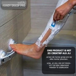 Kunststof Handgreep Voor Badkamer - 30.5cm - Douche Wandbeugel - Geen Boorgaten -Merkloos Verkoop 1200x1200 3412