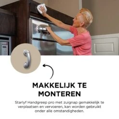 Kunststof Handgreep Voor Badkamer - 30.5cm - Douche Wandbeugel - Geen Boorgaten -Merkloos Verkoop 1200x1200 3415