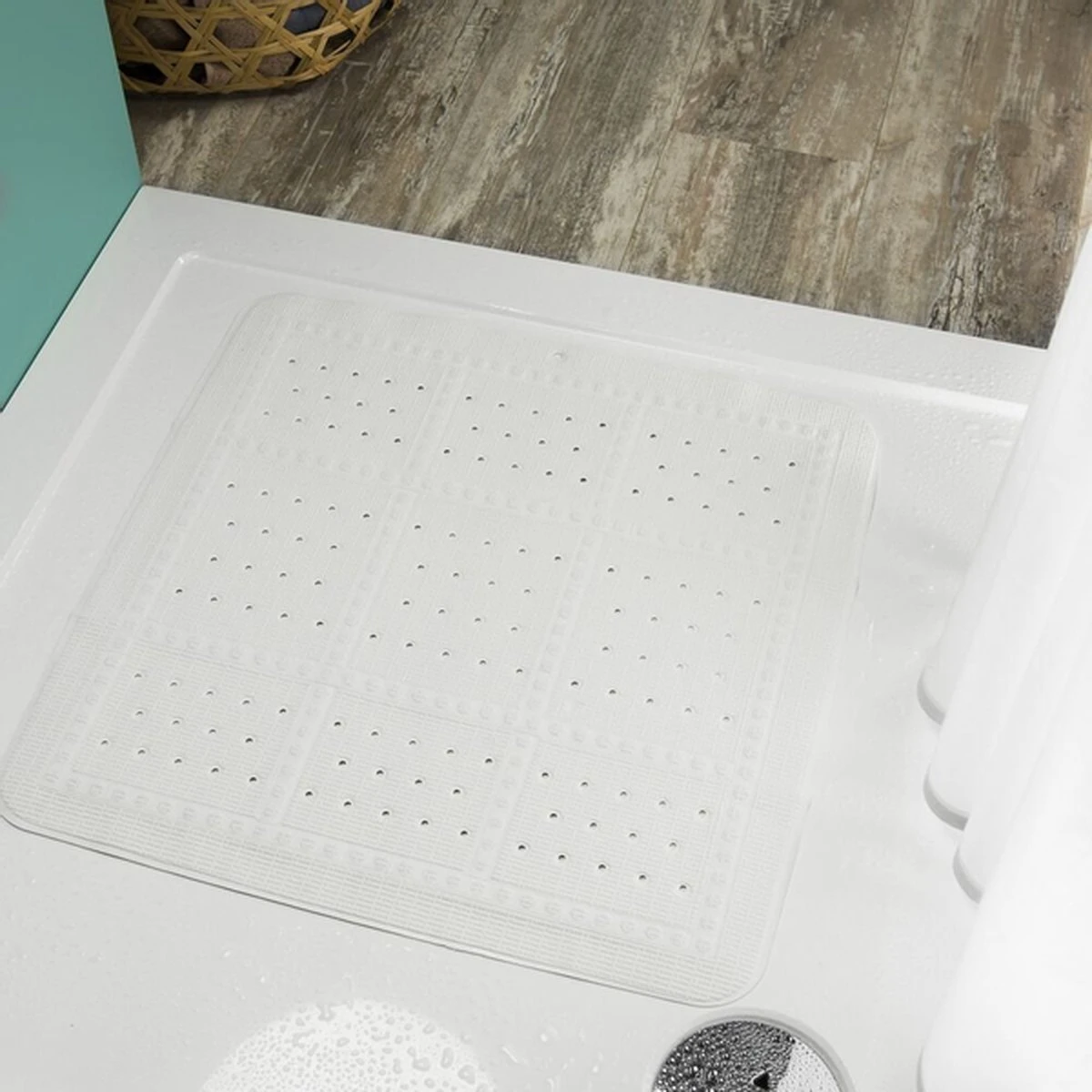 Sealskin Unilux Veiligheidsmat 55x55 Cm - PVC - Wit 7 Sealskin Unilux Veiligheidsmat 55x55 Cm - PVC - Wit - Afbeelding 7