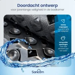 Merkloos Badmat Antislip - Douchemat - Antislipmat Bad - Antislipmat Douche - Schimmelbestendig - Met Zuignappen - Wasbaar - Zwart 16 Merkloos Badmat Antislip - Douchemat - Antislipmat Bad - Antislipmat Douche - Schimmelbestendig - Met Zuignappen - Wasbaar - Zwart -Merkloos Verkoop 1200x1200 3442