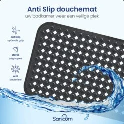 Merkloos Badmat Antislip - Douchemat - Antislipmat Bad - Antislipmat Douche - Schimmelbestendig - Met Zuignappen - Wasbaar - Zwart 17 Merkloos Badmat Antislip - Douchemat - Antislipmat Bad - Antislipmat Douche - Schimmelbestendig - Met Zuignappen - Wasbaar - Zwart -Merkloos Verkoop 1200x1200 3443