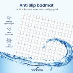 Merkloos Badmat Antislip - Douchemat - Antislipmat Bad - Antislipmat Douche - Schimmelbestendig - Met Zuignappen - Wasbaar - Wit 13 Merkloos Badmat Antislip - Douchemat - Antislipmat Bad - Antislipmat Douche - Schimmelbestendig - Met Zuignappen - Wasbaar - Wit -Merkloos Verkoop 1200x1200 3448